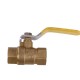 BT1015 Drain water pex threaded end brass ball valve with lock