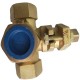 X14W-10T-16T brass three-way internal thread plug valve